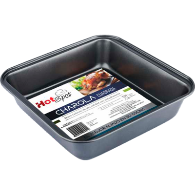 CHAROLA CUDRADA 23X22